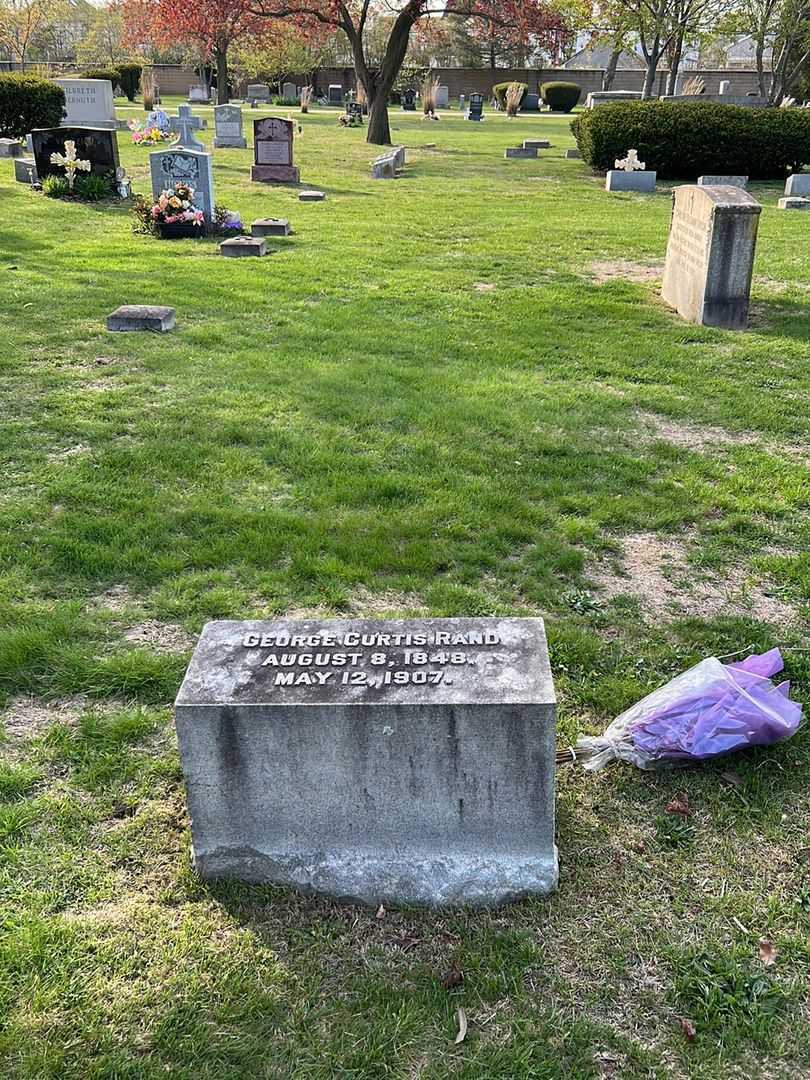 George Curtis Rand's grave. Photo 2