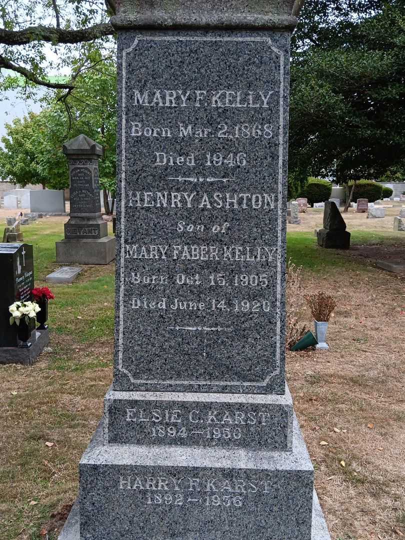 Elsie C. Karst's grave. Photo 2