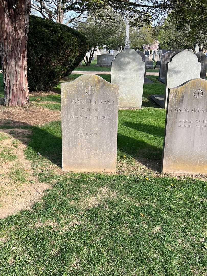 E. Dorothy Merrill's grave. Photo 2
