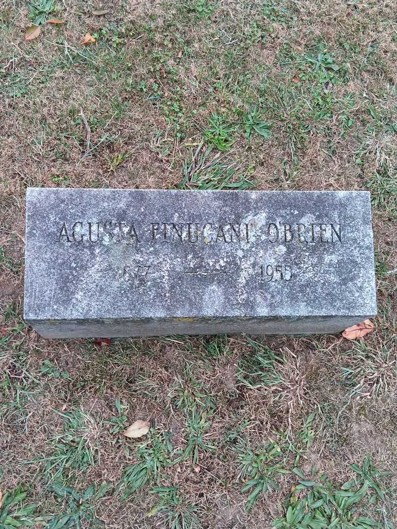 Ann Augusta Finucane O'Brien's grave. Photo 2