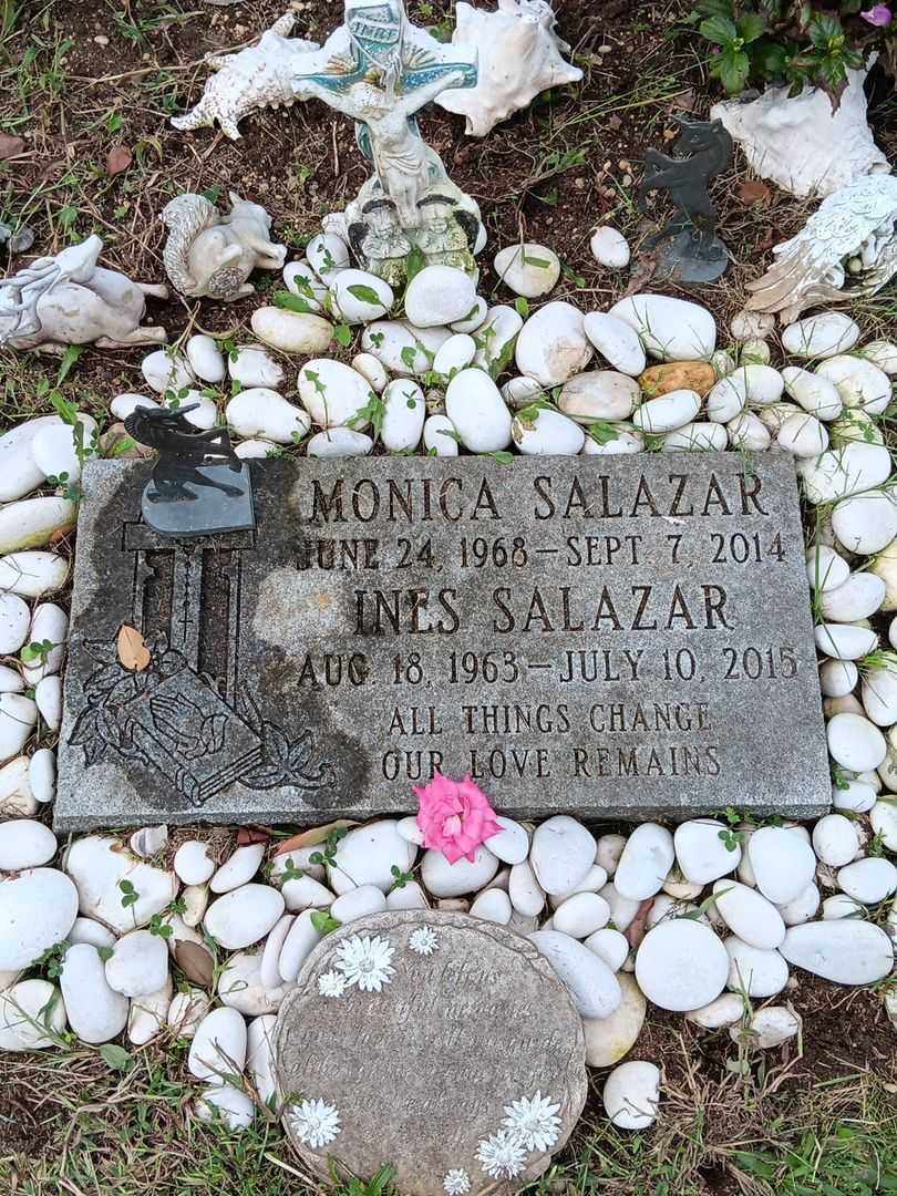 Inez Salazar's grave. Photo 3