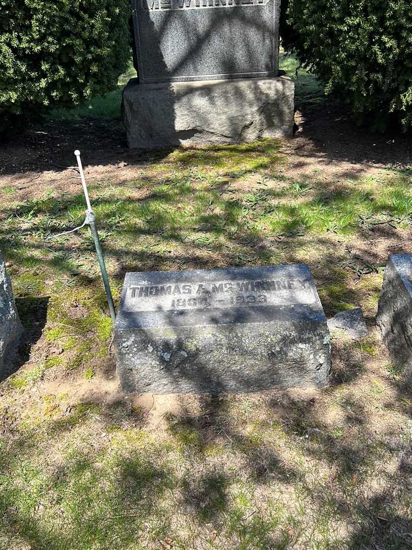 Thomas A. McWhinney's grave. Photo 2