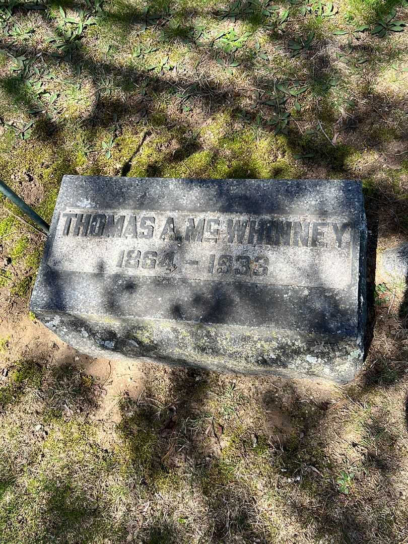 Thomas A. McWhinney's grave. Photo 3