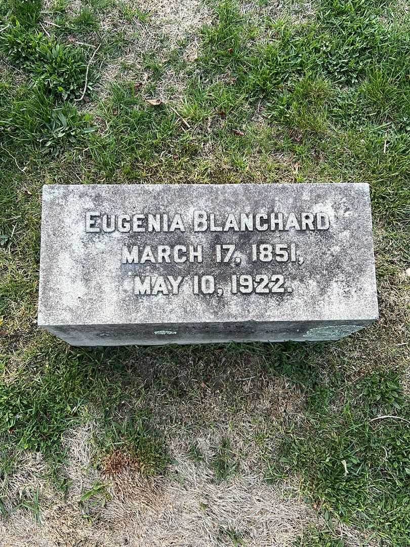 Eugenia Isabelle Blanchard Rand's grave. Photo 3
