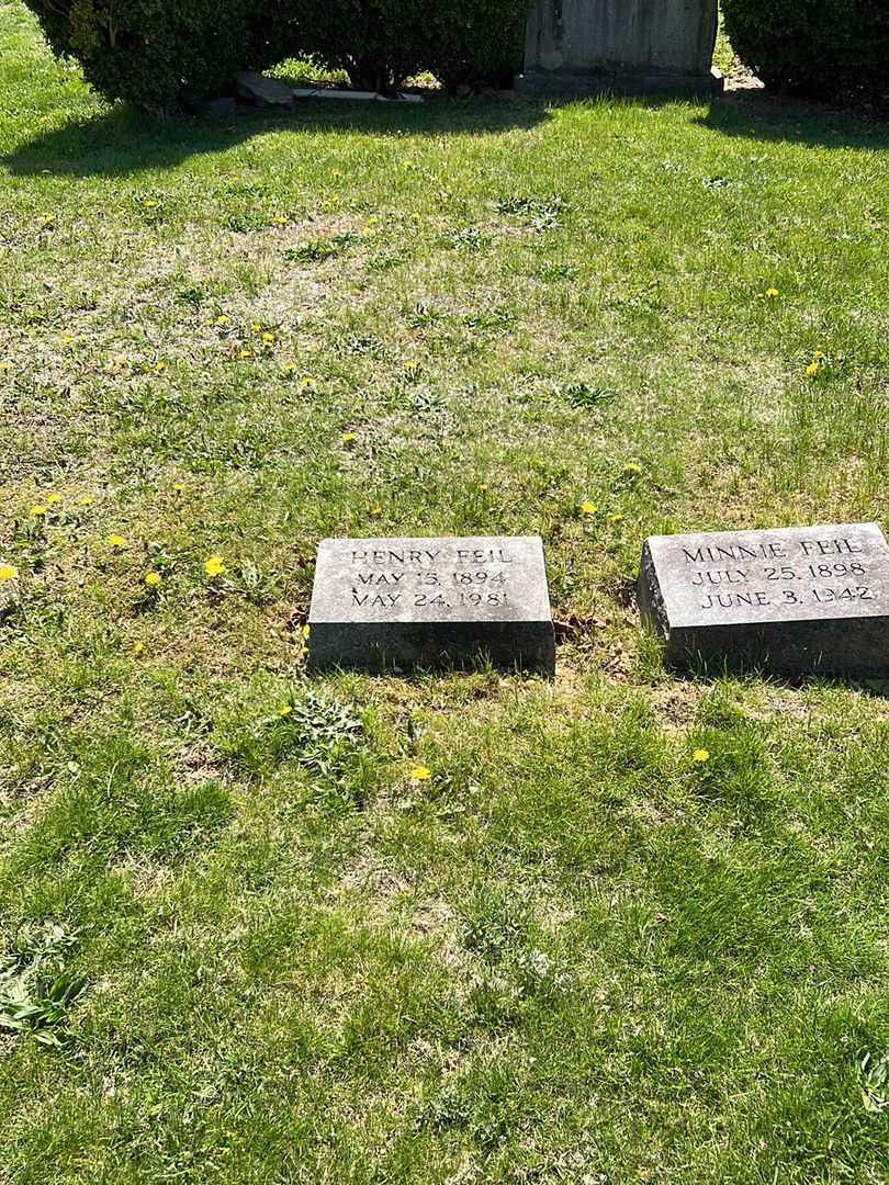 Henry M. Feil's grave. Photo 2