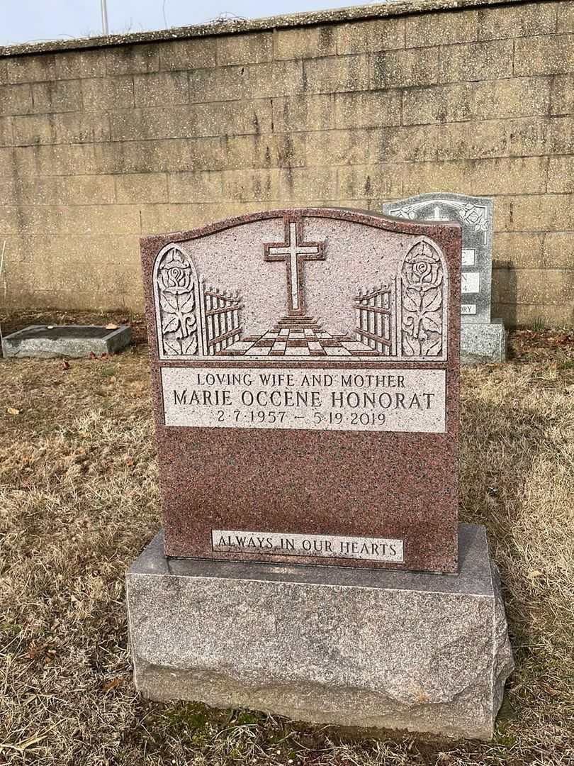 Marie Occene Honorat's grave. Photo 2