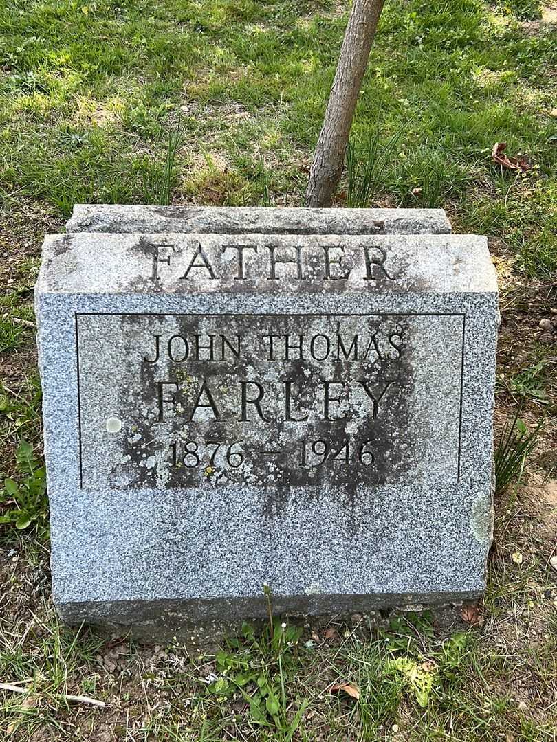 John Thomas Farley's grave. Photo 2