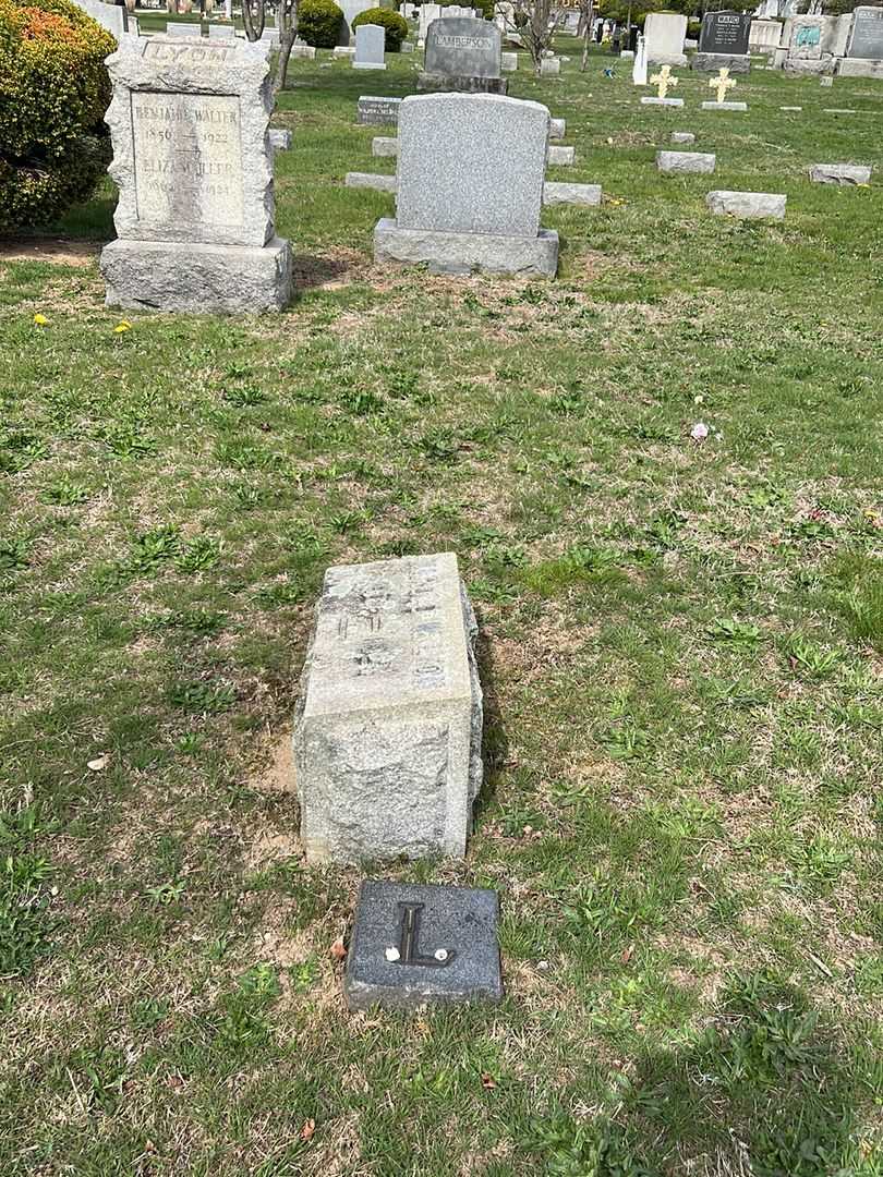 Harold W. Lyon's grave. Photo 1