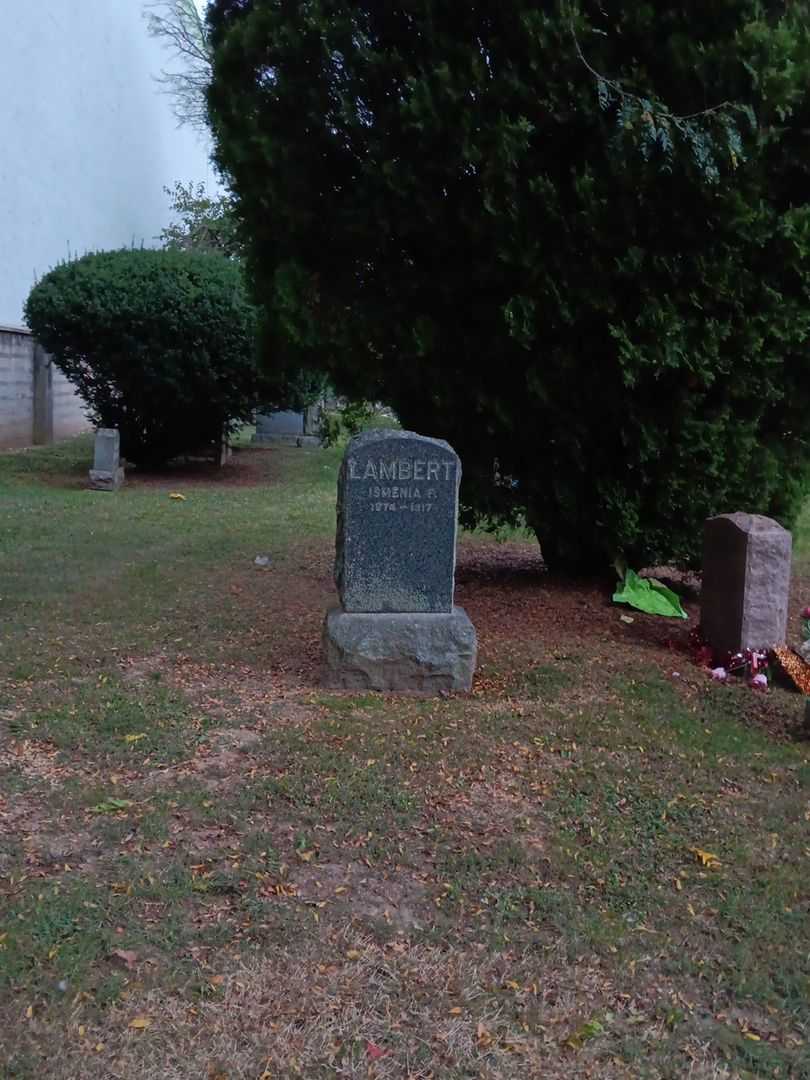 Ismenia F. Lambert's grave. Photo 2