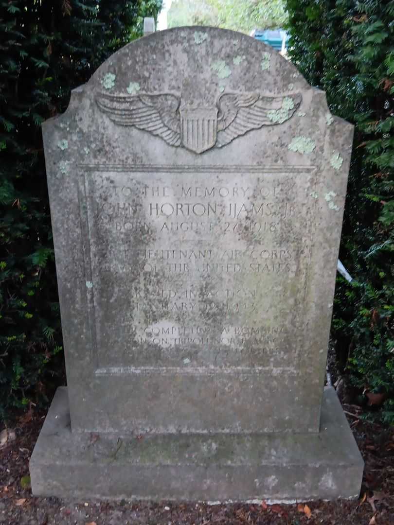 John Horton Ijams Junior's grave. Photo 2