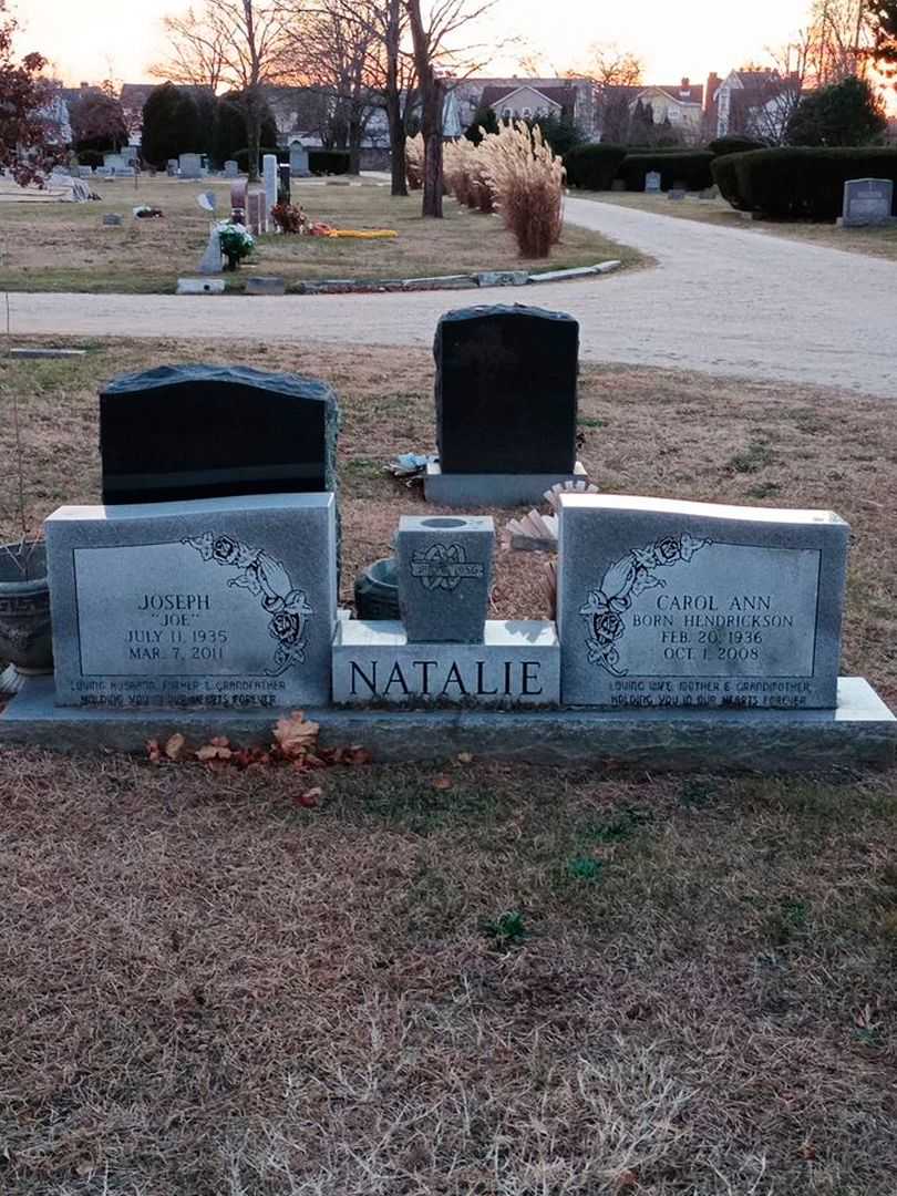 Joseph "Joe" Natalie's grave. Photo 2