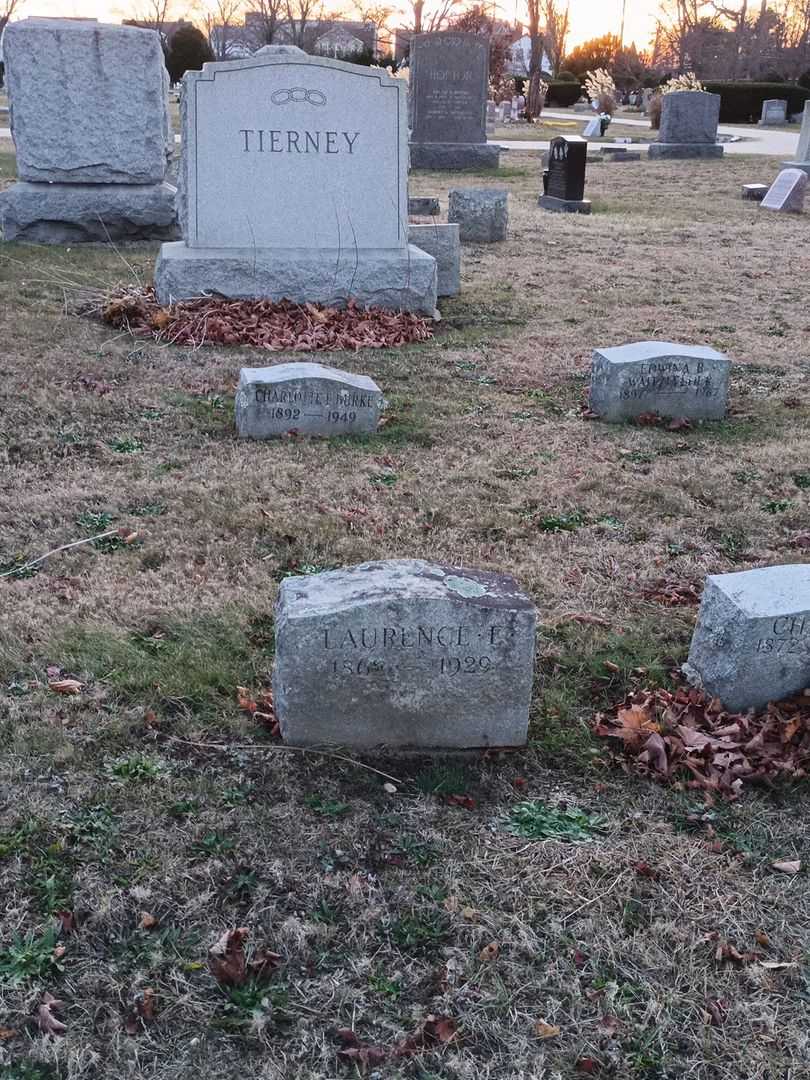 Laurence E. Tierney's grave. Photo 3