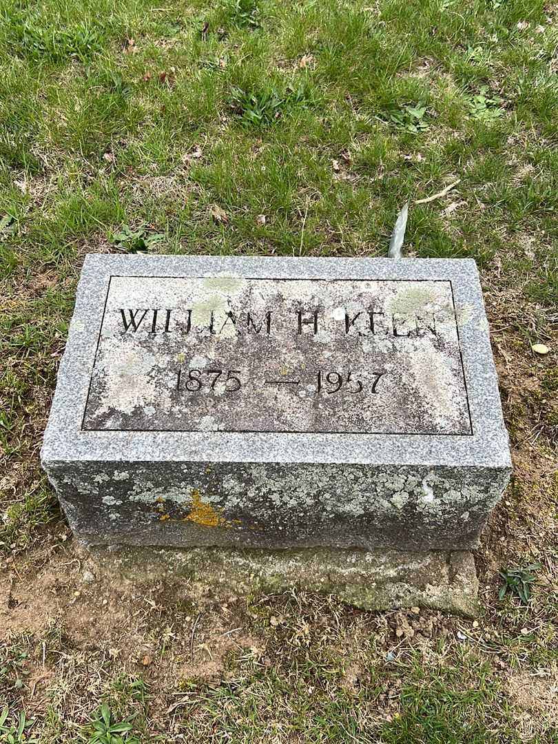 William H. Keen's grave. Photo 3