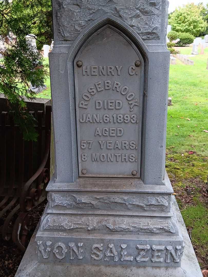 Henry C. Rosebrook's grave. Photo 3
