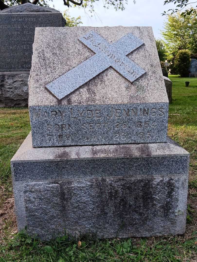 Mary Lyde Jennings's grave. Photo 2