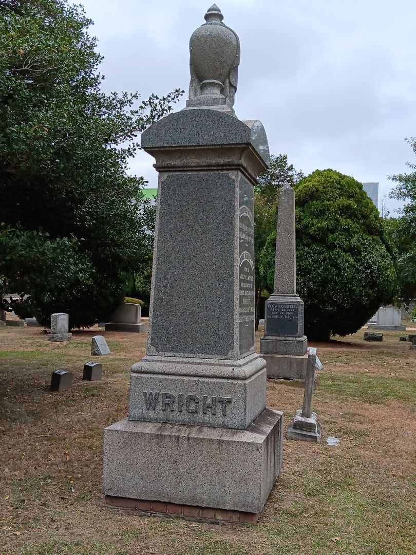 Nathaniel Wright's grave. Photo 2