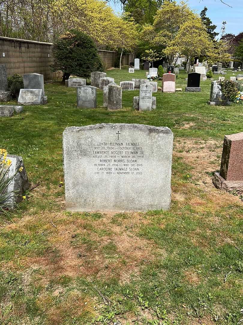 Caroline Talmage Sloan's grave. Photo 1