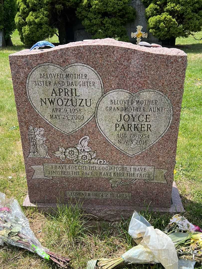Joyce Parker's grave. Photo 2