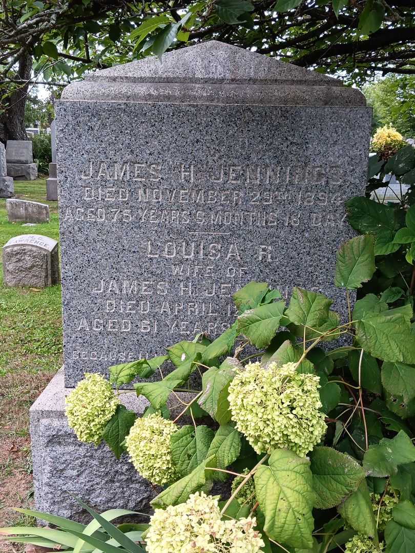 James H. Jennings's grave. Photo 2