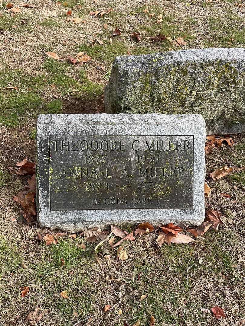 Anna L. A. Miller's grave. Photo 2