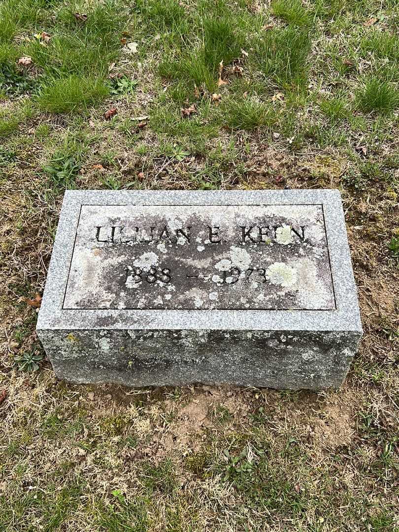 Lillian Estelle Keen's grave. Photo 3