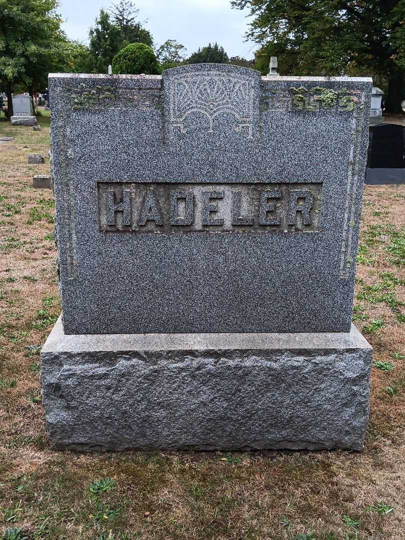 May Francis Hadeler's grave