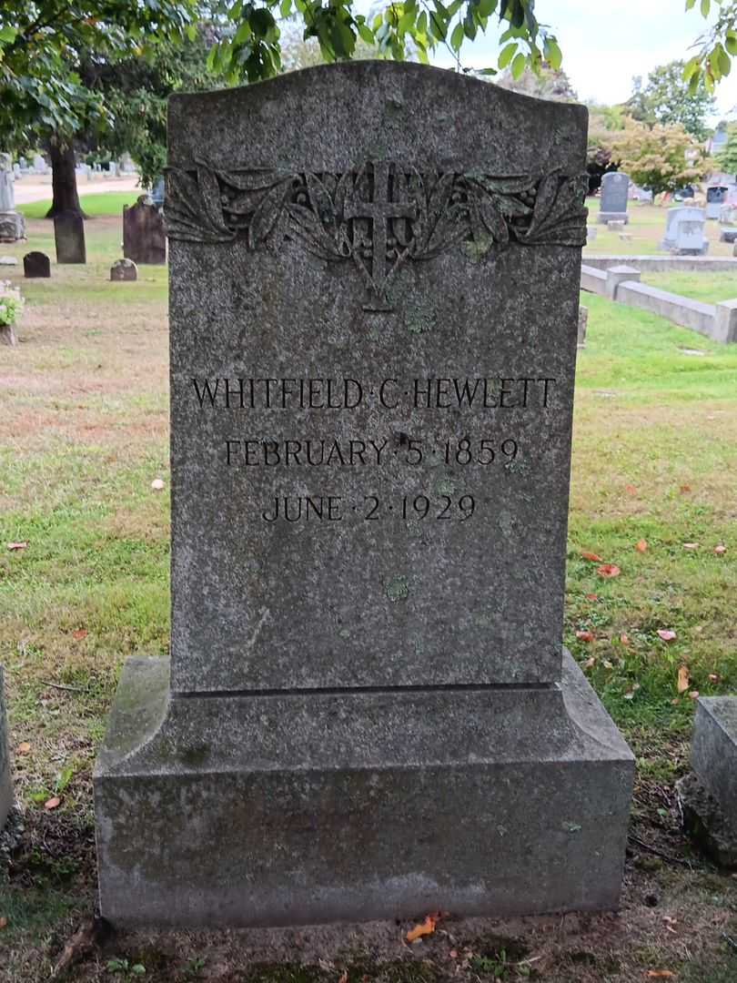 Whitfield C. Hewlett's grave. Photo 2