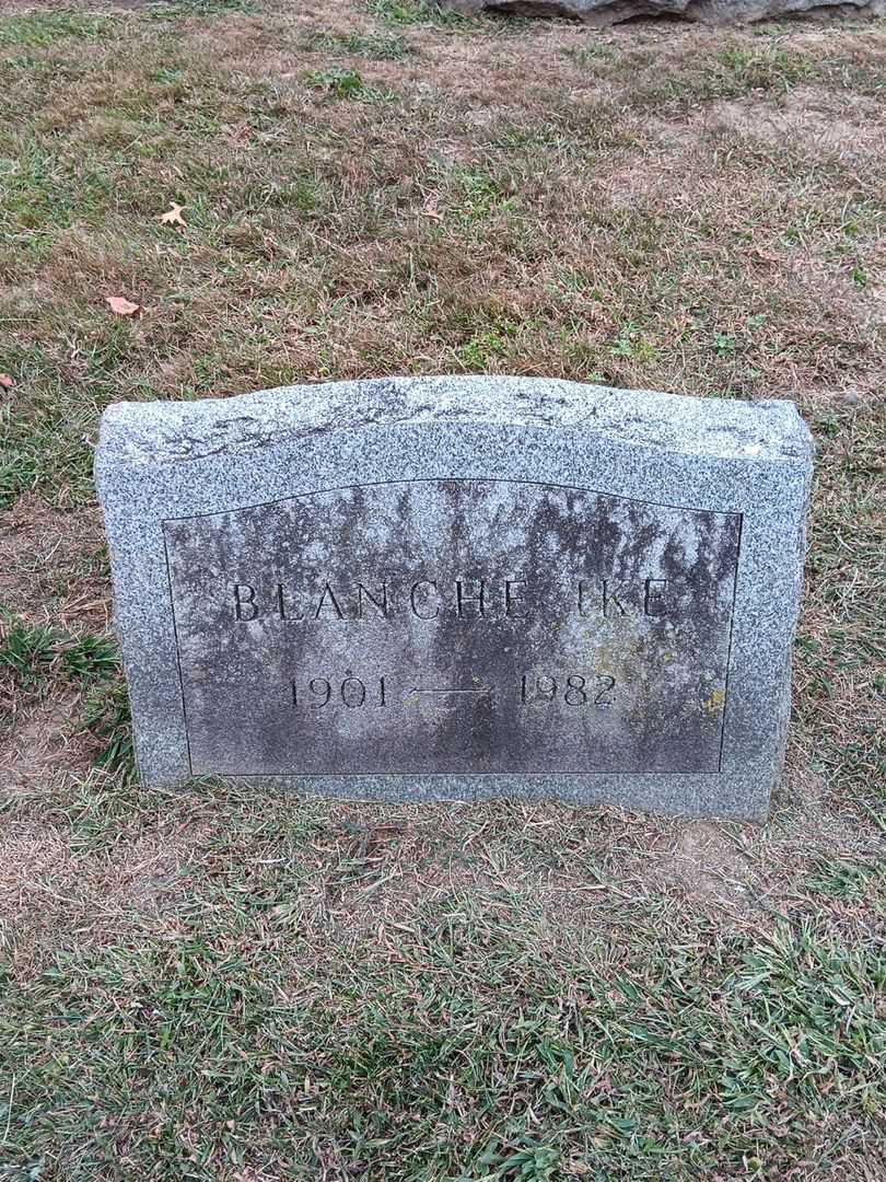 Blanche Ike's grave. Photo 2