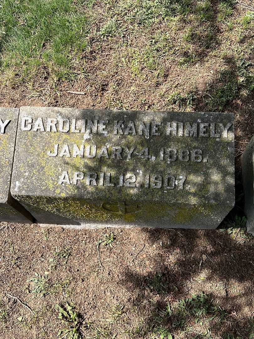 Caroline Kane Himely's grave. Photo 2