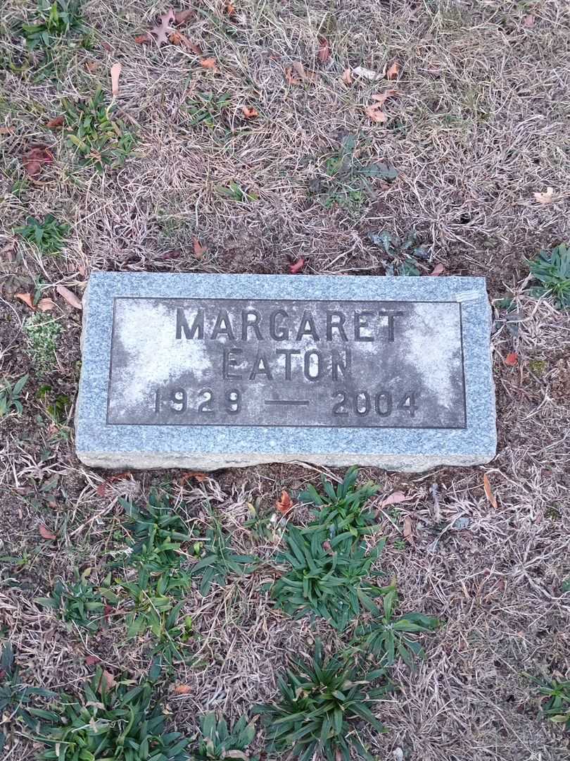 Margaret E. Eaton's grave. Photo 3