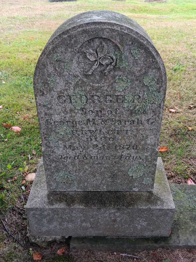 George R. Hewlett's grave. Photo 2